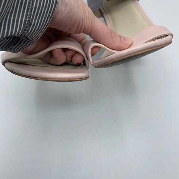 Mojo Moxy❤️ gray and pink block sandal heel - Picture 5 of 15